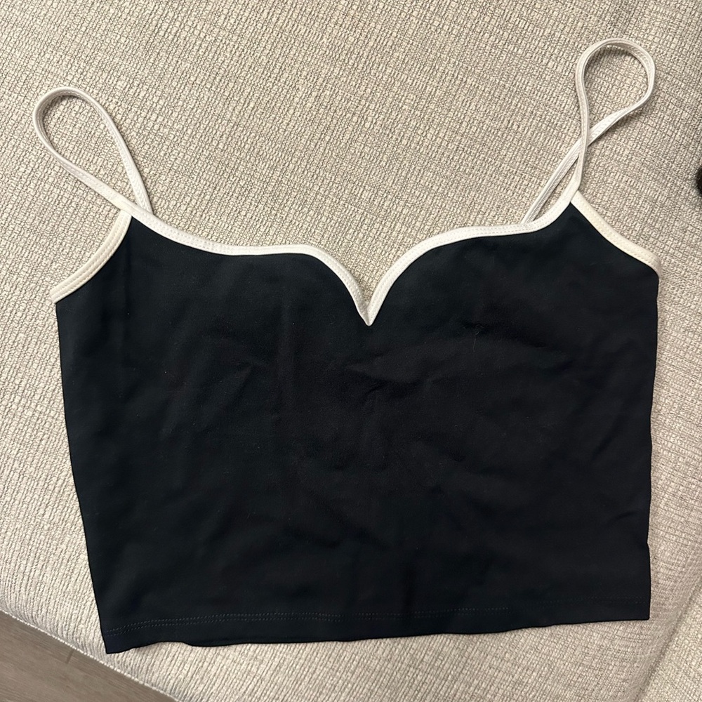 Abercrombie Sweetheart Cropped Tank Top